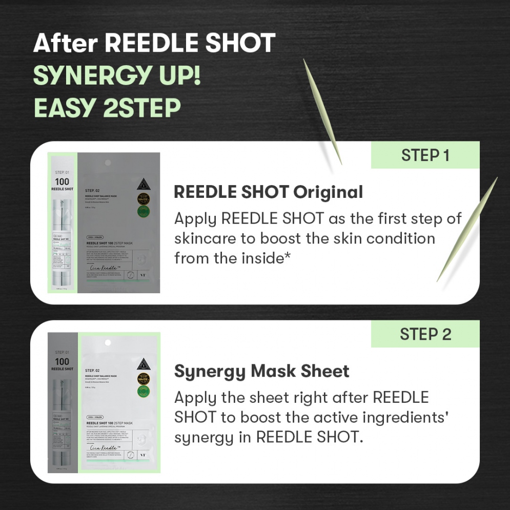 [1Ea] Reedle Shot 100 2-Step Mask