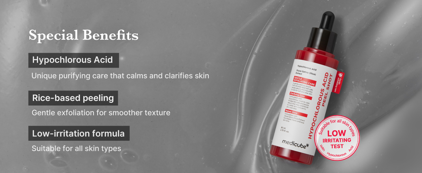 Hypochlorous Acid Rice Peel Shot 80Ml