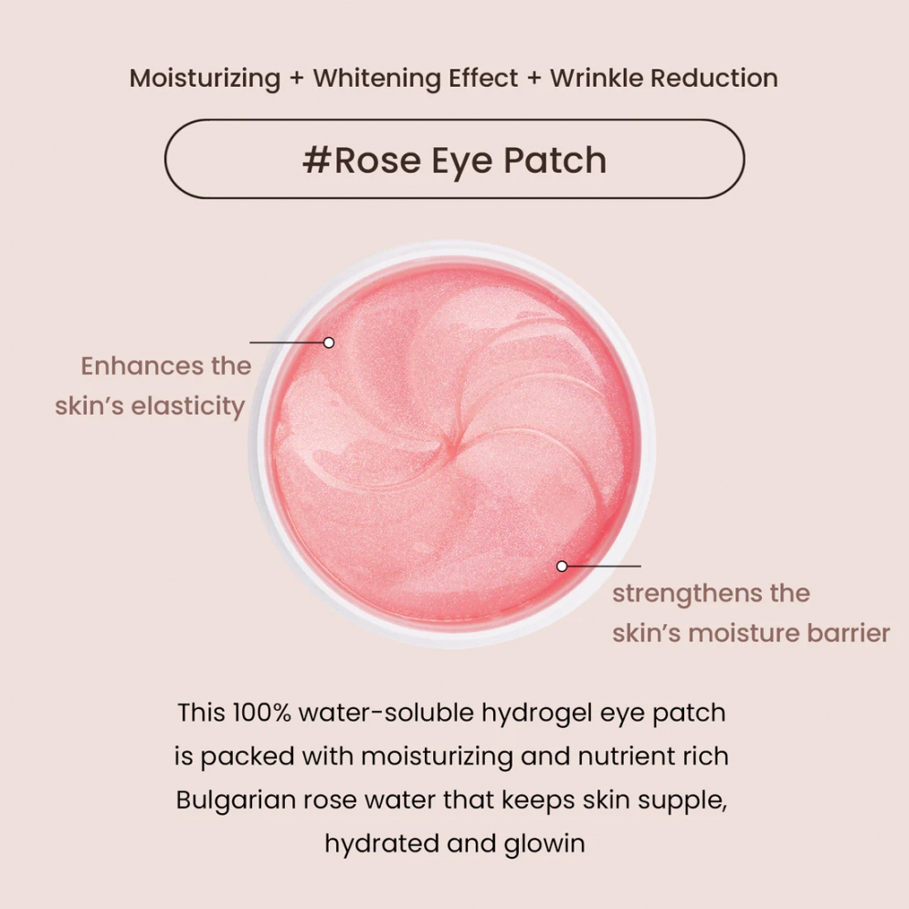 Bulgarian Rose Hydrogel Eye Patch 60Ea