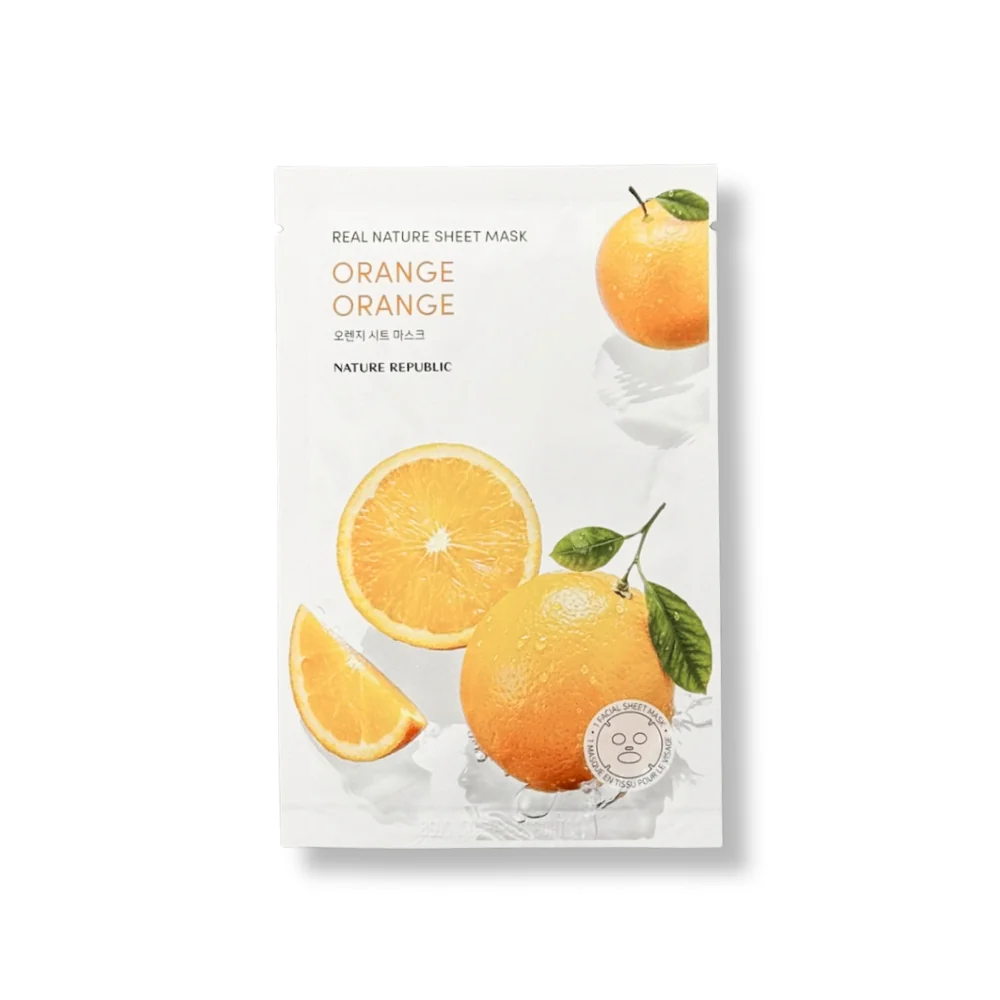 Real Nature Mask Sheet/ Orange 23Ml