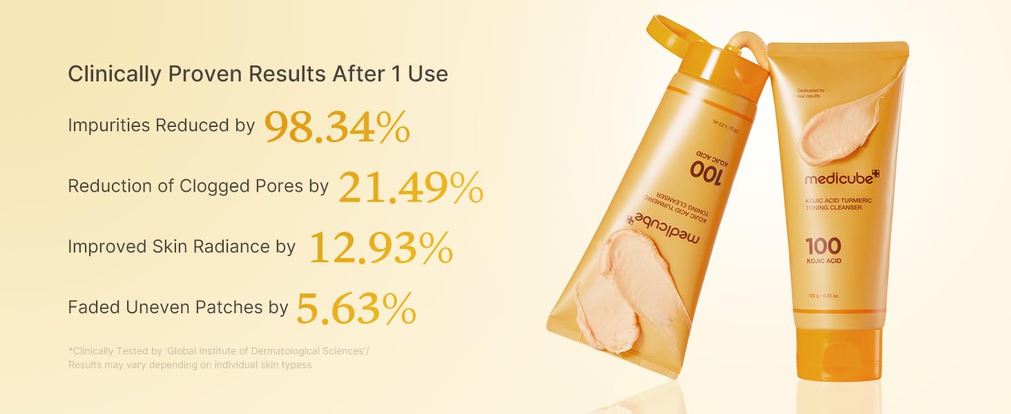 Kojic Acid Turmeric Toning Cleanser 120G