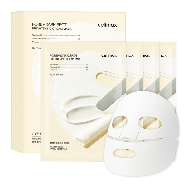 [4Ea] Pore+Dark Spot Brightening Cream Mask