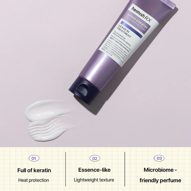 Rx Amino Keratin Heat Protecting Leave In Treatment 150Ml