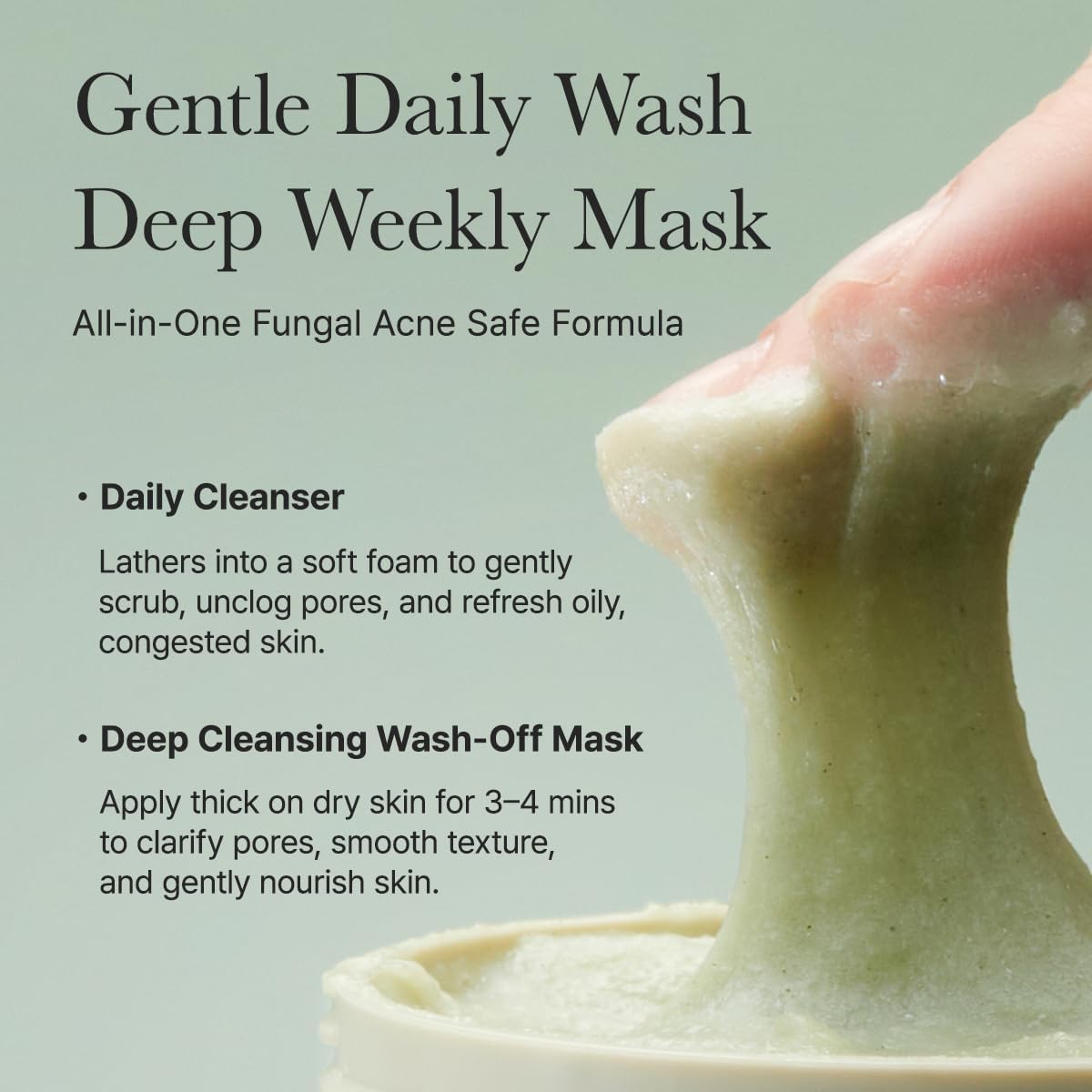 Fresh Green Rice Mochi Cleanser 120G