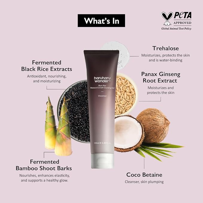 Black Rice Moisture 5.5 Soft Cleansing Gel 100Ml