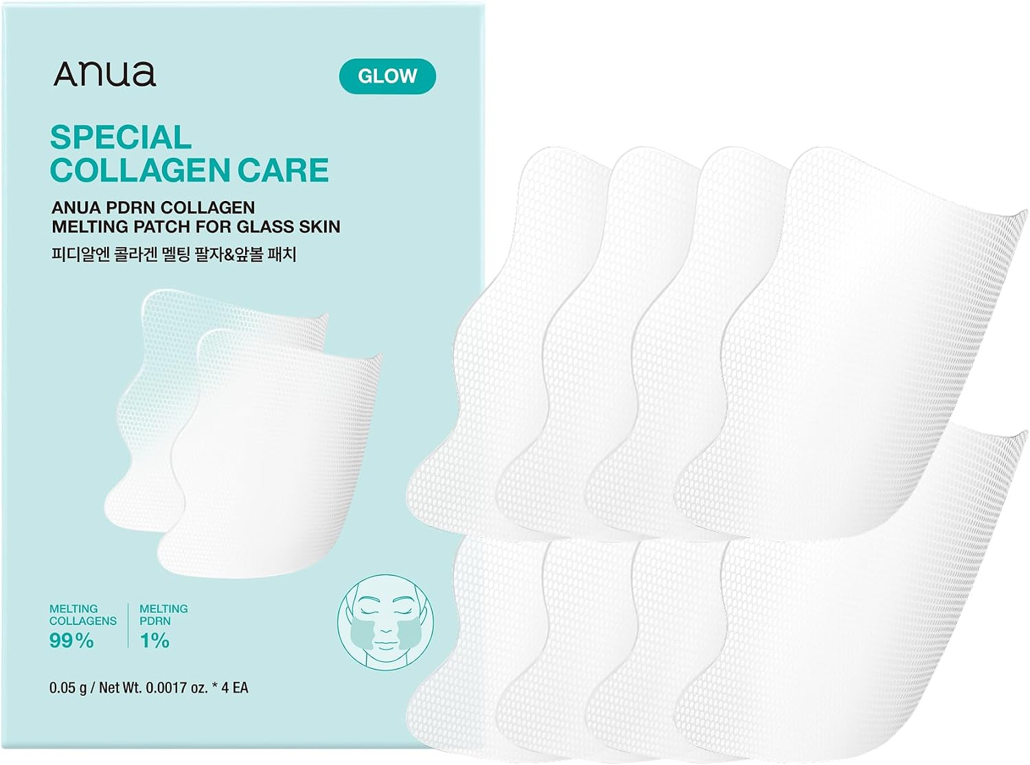PDRN COLLAGEN MELTING PATCH FOR GLASS SKIN (4EA)