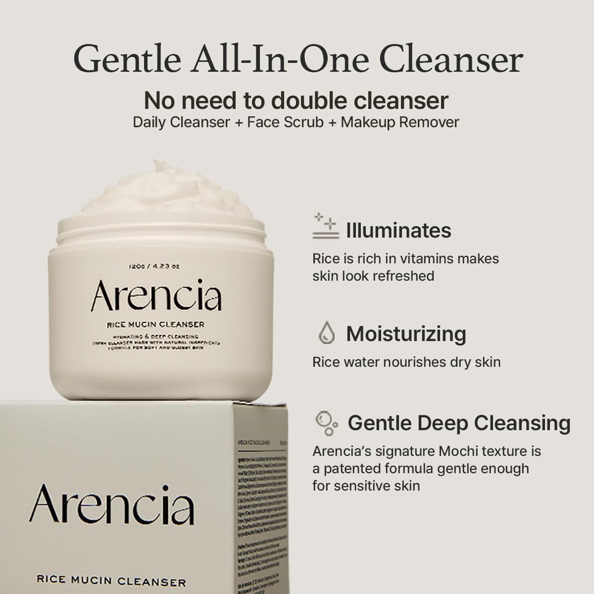 Rice Mucin Cleanser 120G
