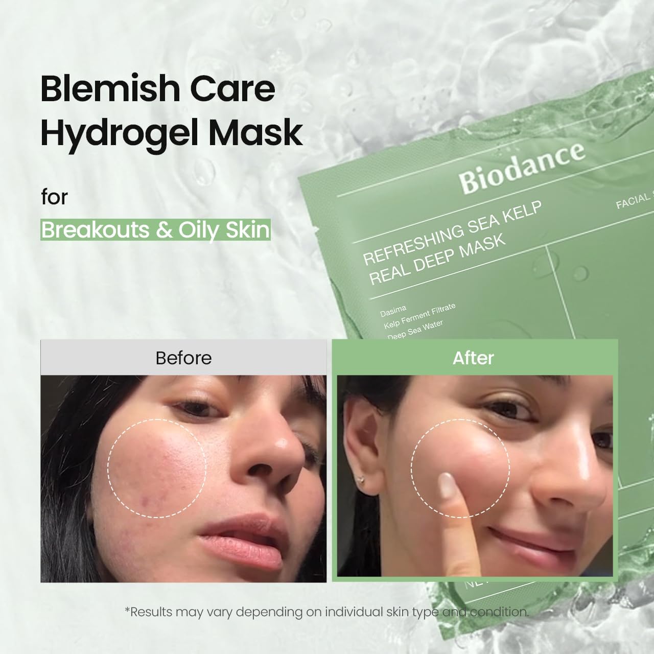 Refreshing Sea Kelp Real Deep Mask 1Box (34G*4Ea)