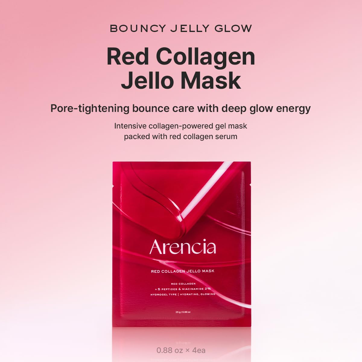 (4Ea) Red Collagen Jello Mask 25G