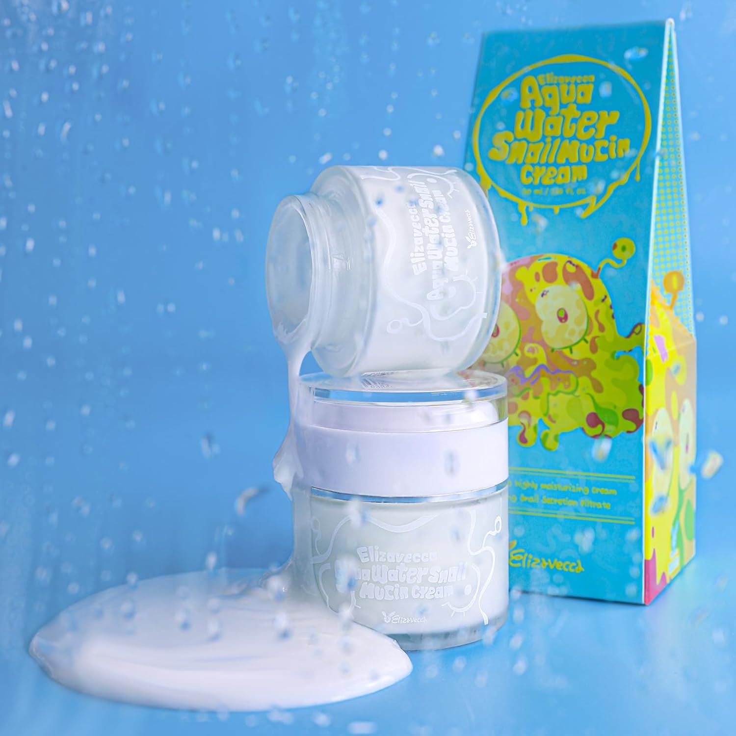 Aqua Water Snail Mucin Cream 50Ml