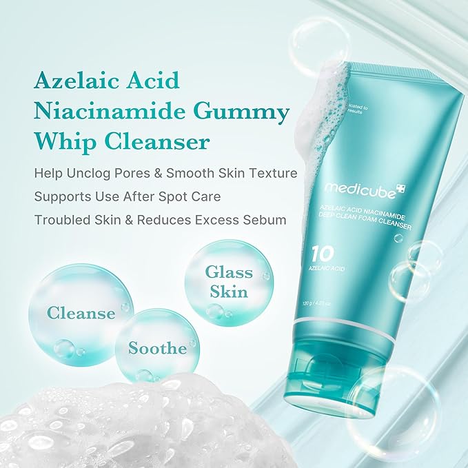 Azelaic Acid Niacinamide Deep Clean Foam Cleanser 120G