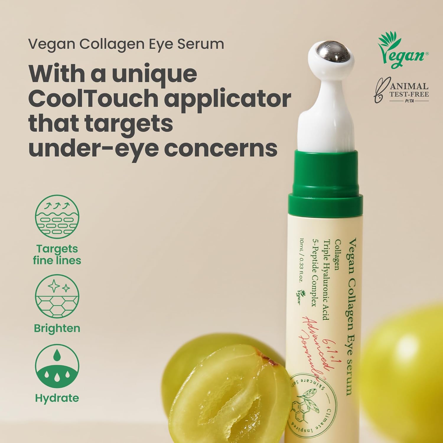 Vegan Collagen Eye Serum 10Ml