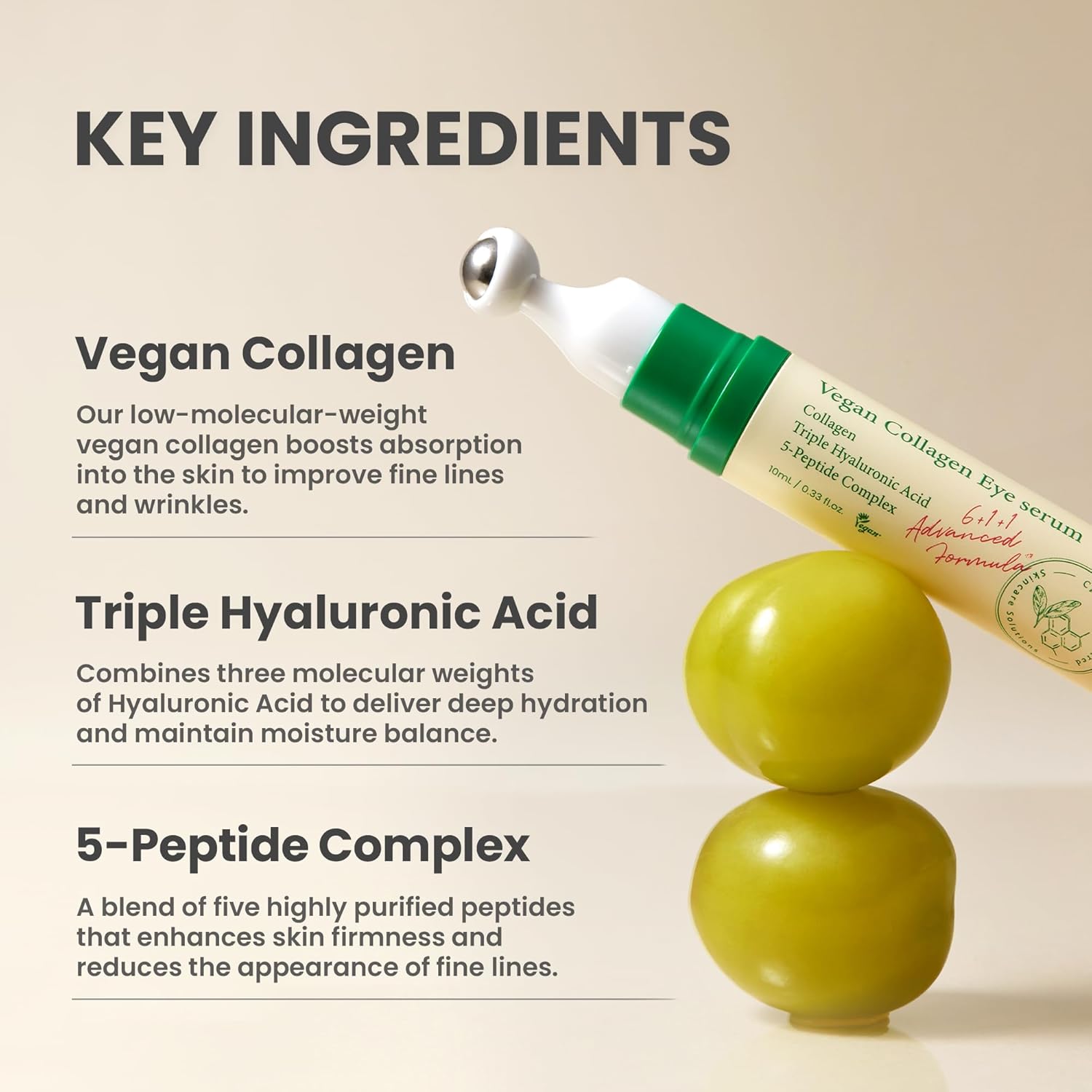 Vegan Collagen Eye Serum 10Ml
