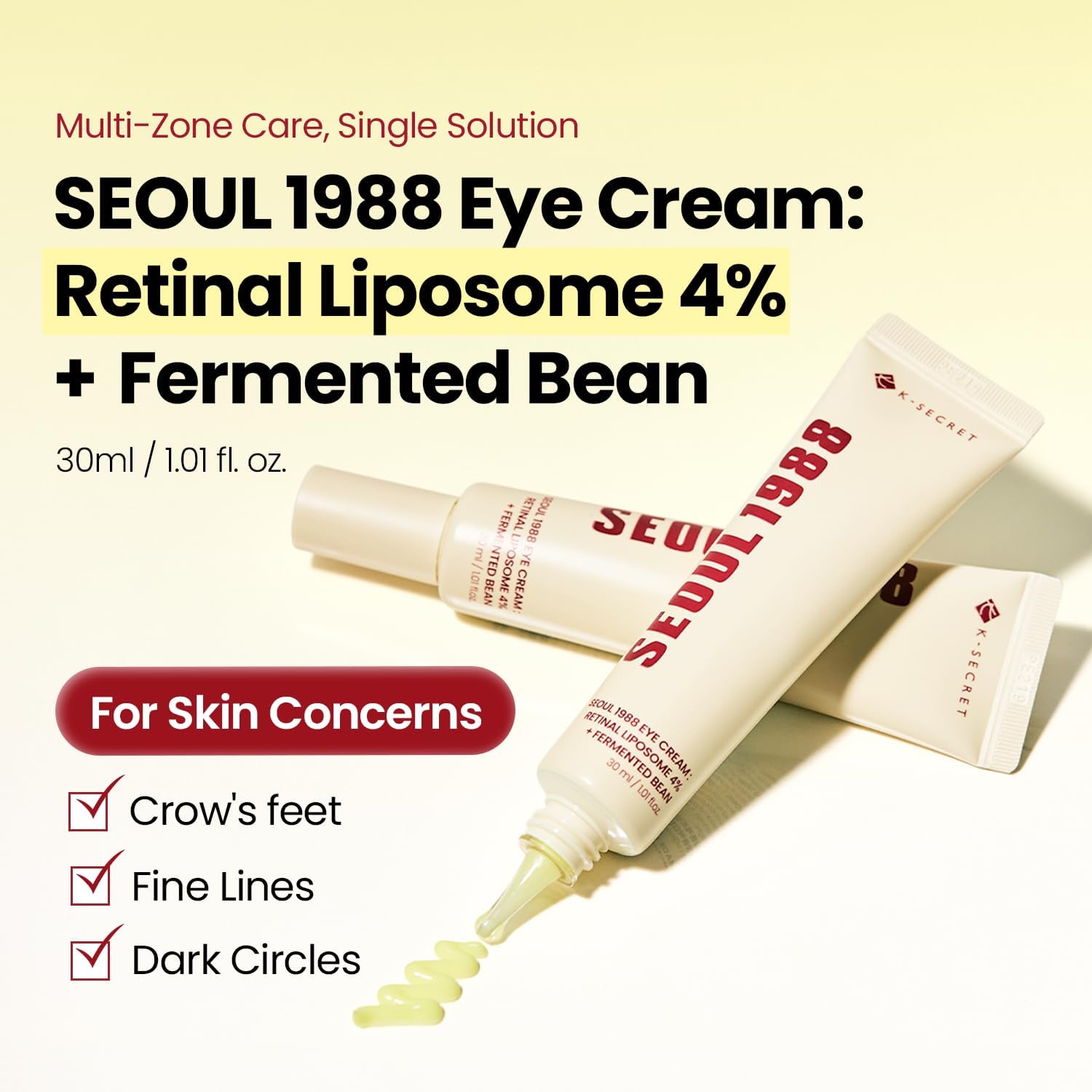 Eye Cream : Retinal Liposome 4% + Fermented Bean