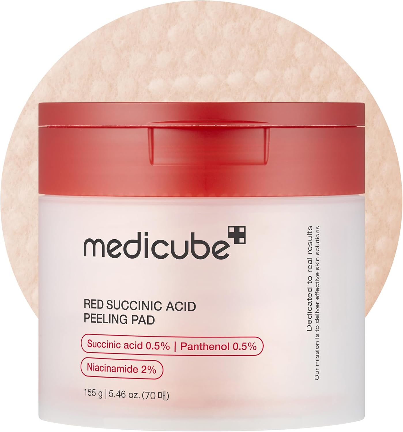 [70pcs] RED SUCCINIC ACID PEELING PAD