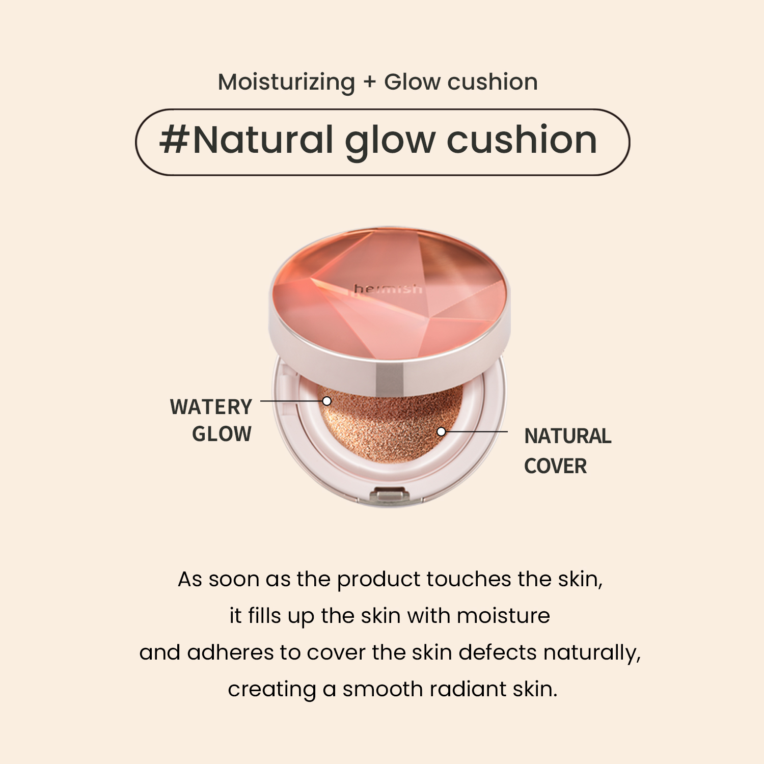Artless Perfect Cushion Spf50+ Pa+++ No.25 Medium Beige
