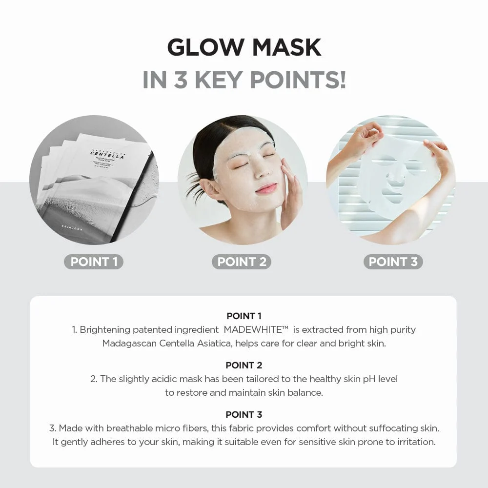 [5Ea] Madagascar Centella Tone Brightening Glow Mask 25Ml
