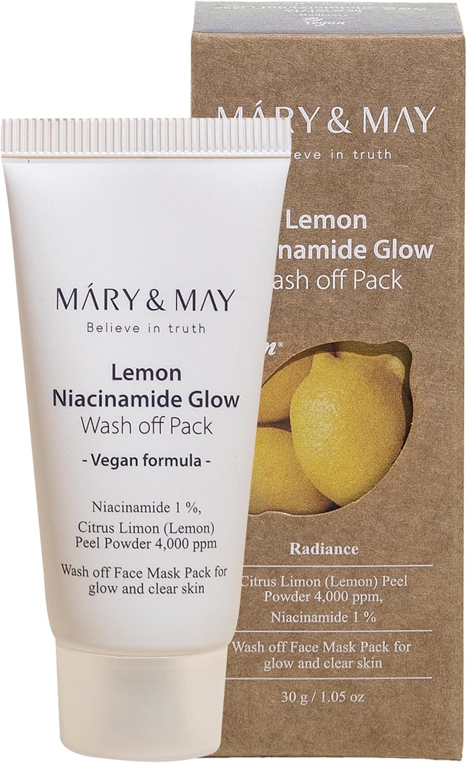 Lemon Niacinamide Glow Wash off Pack 30g