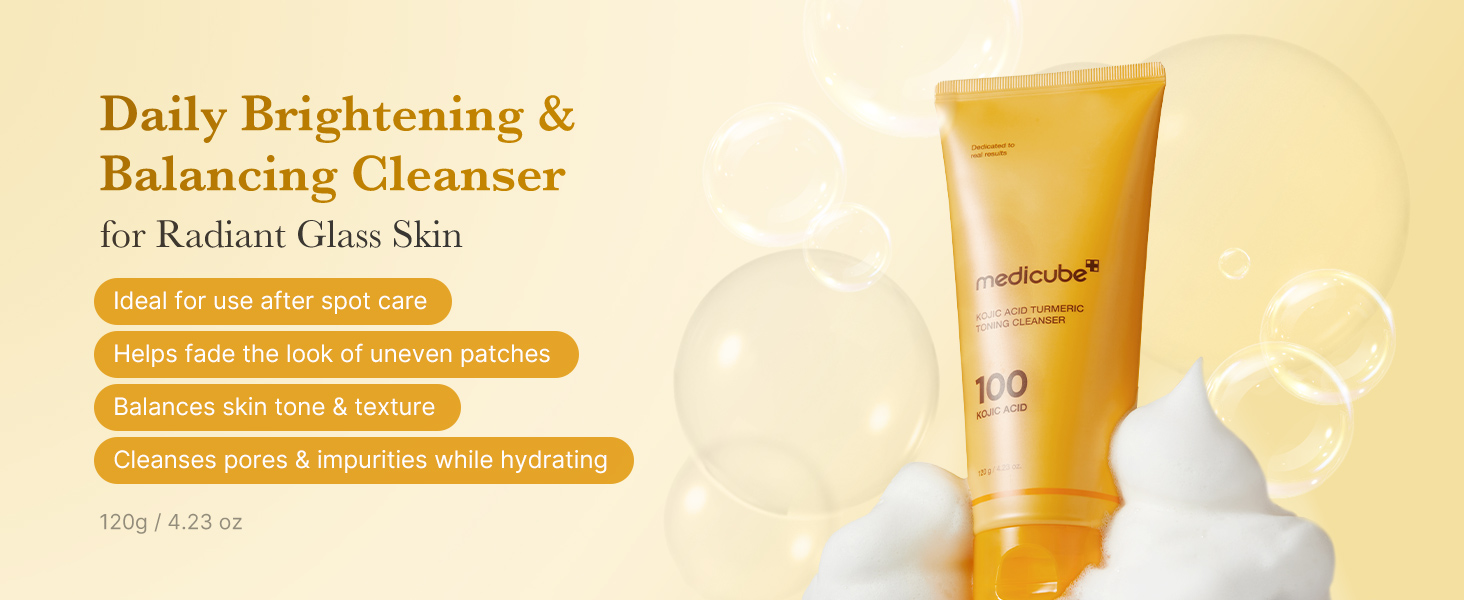 Kojic Acid Turmeric Toning Cleanser 120G