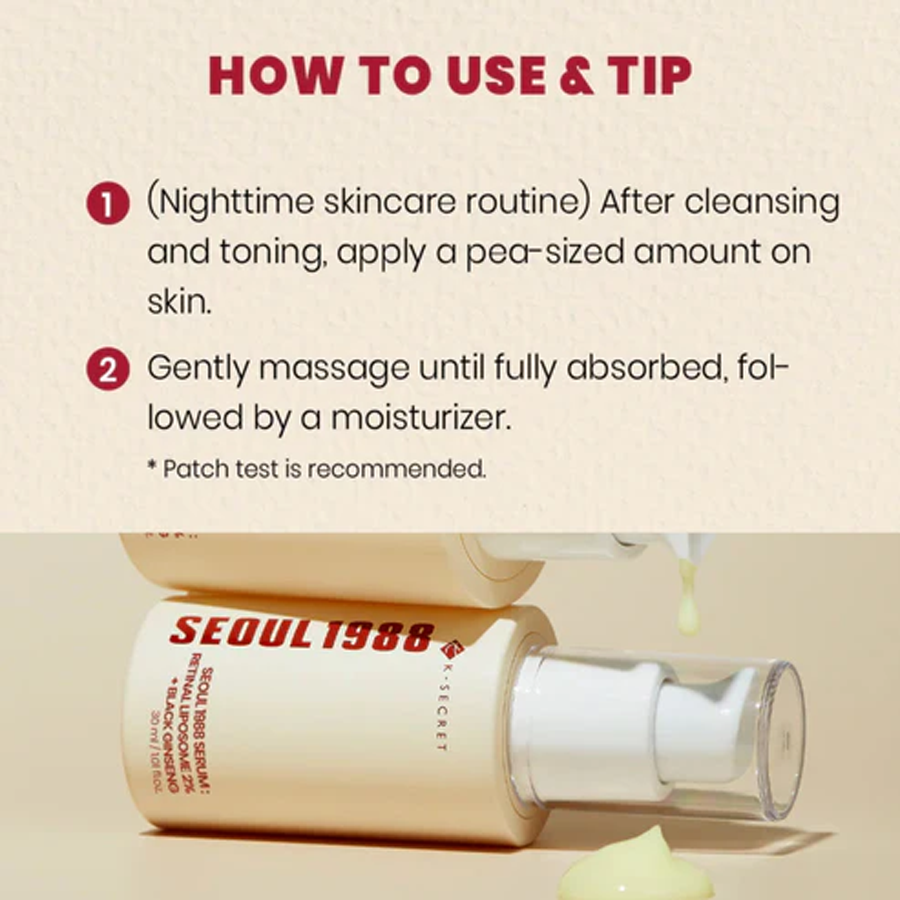 Retinal Liposome 2% + Black Ginseng 30Ml