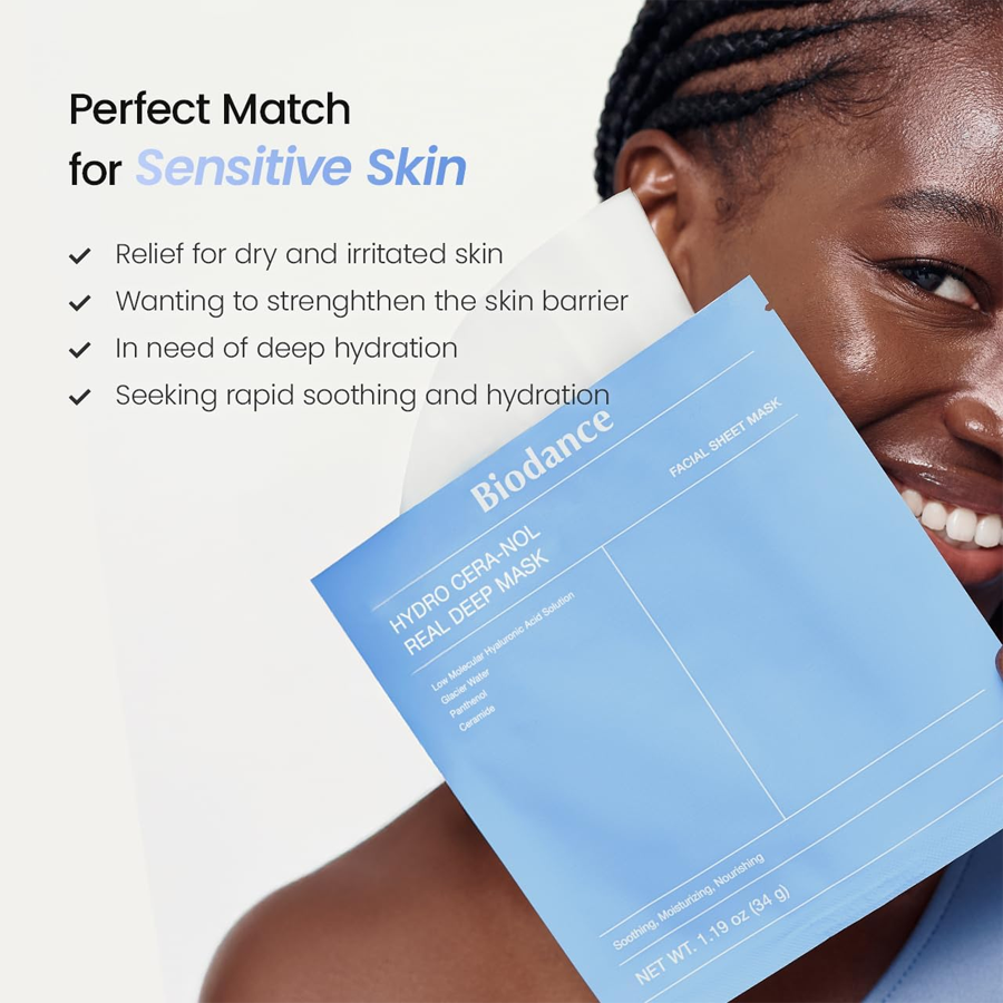 Hydro Cera-Nol Real Deep Mask 1Box (34G*4Ea)
