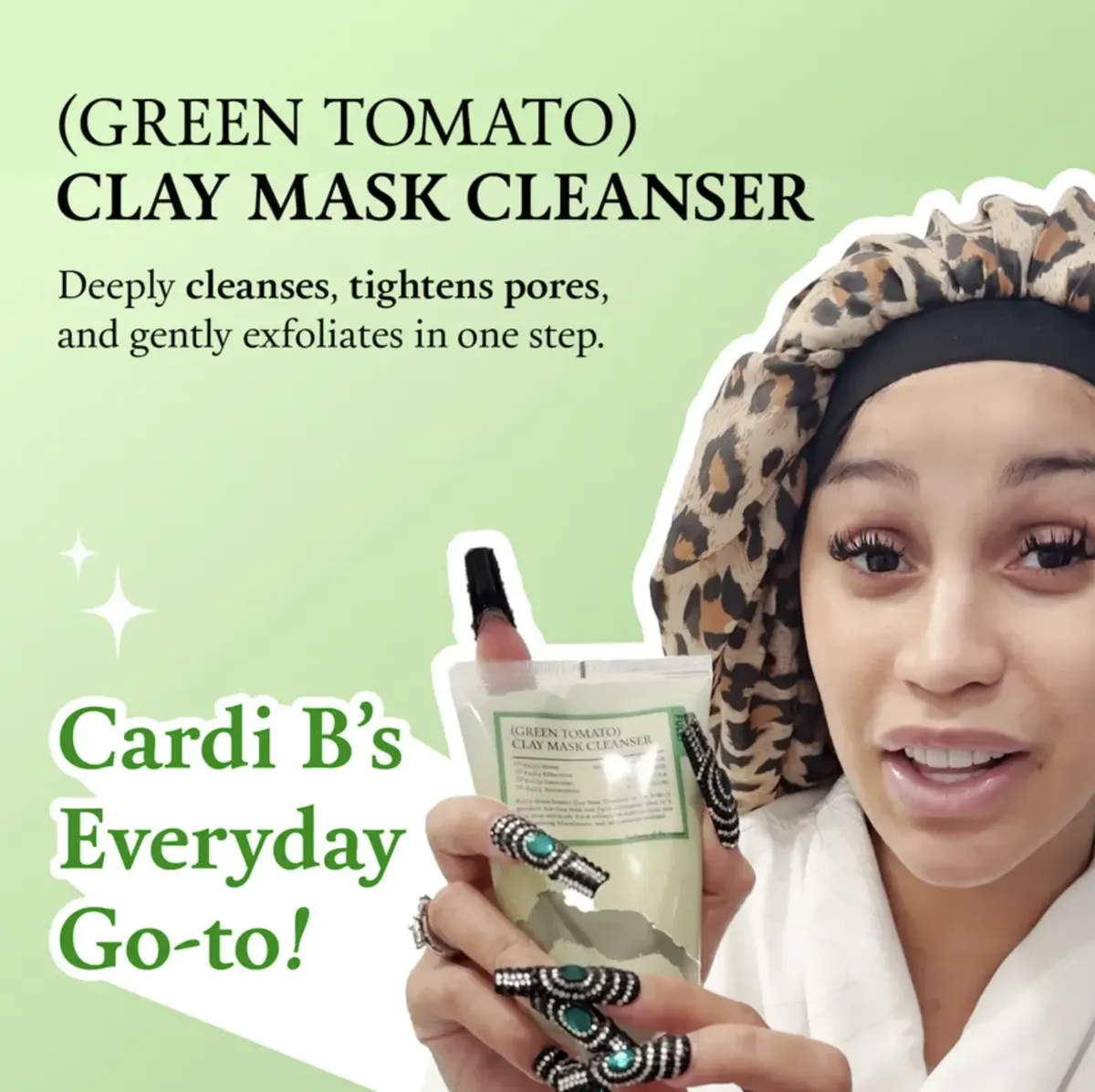 Green Tomato Clay Mask Cleanser 120Ml