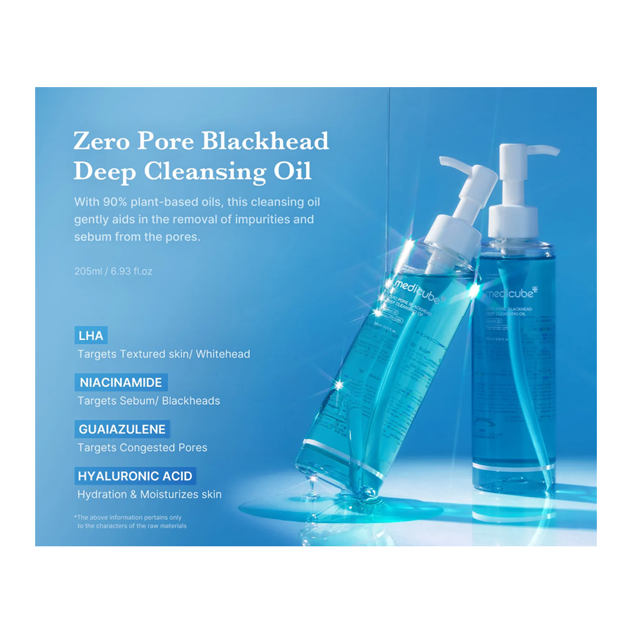 Zero Pore Blackhead Deep Cleansing Oil 205Ml