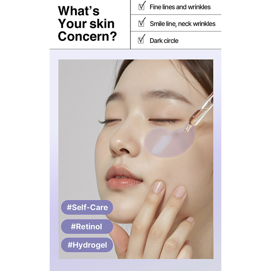 Rx Retinol Bakuchiol Hydrogel Eye Patch 60Ea