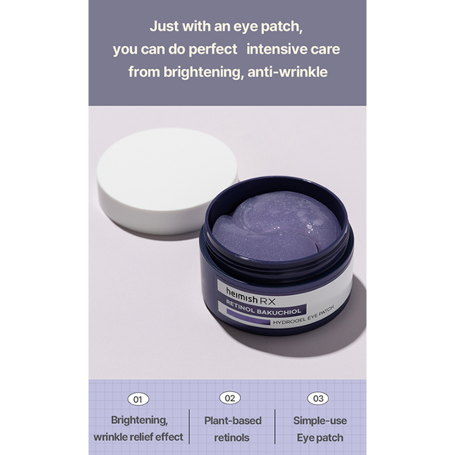 Rx Retinol Bakuchiol Hydrogel Eye Patch 60Ea