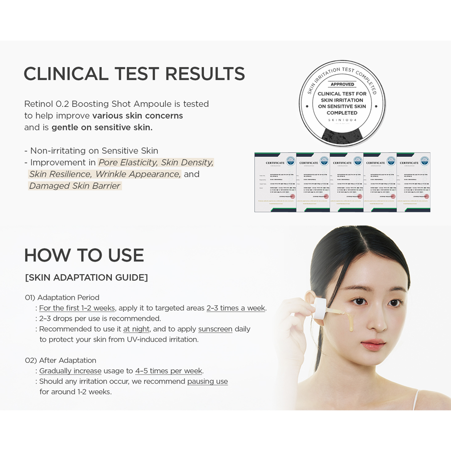 Madagascar Centella Retinol 0.2 Boosting Shot Ampoule 9Ml