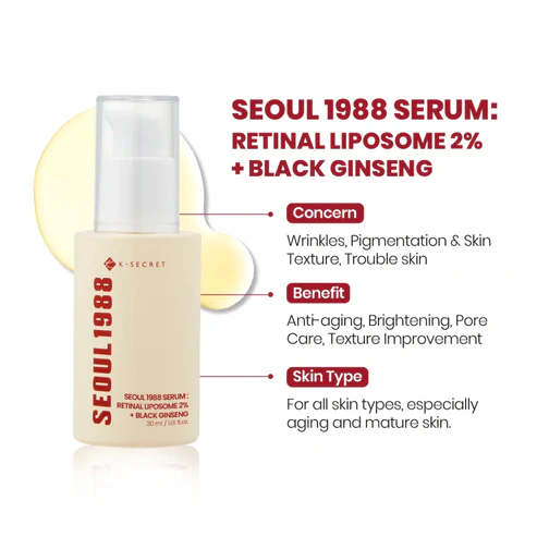 Retinal Liposome 2% + Black Ginseng 30Ml