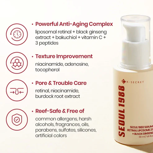 Retinal Liposome 2% + Black Ginseng 30Ml