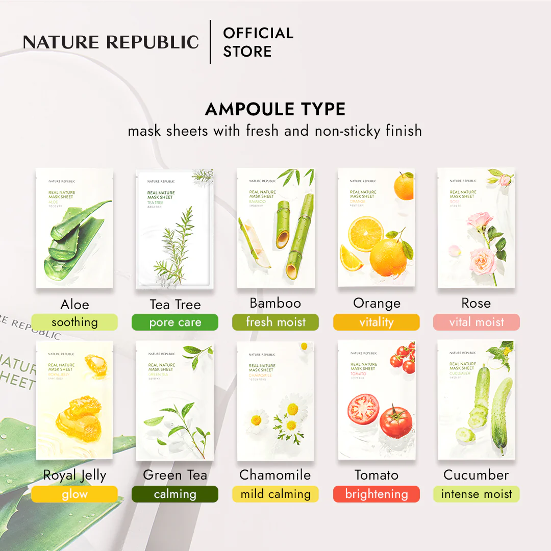Real Nature Mask Sheet/ Orange 23Ml