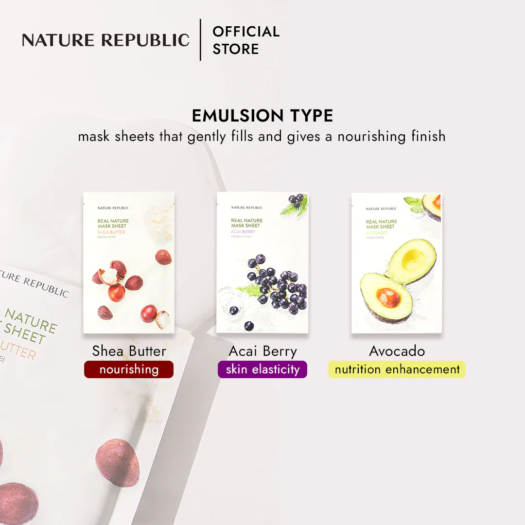 Real Nature Sheet Mask Acai Berry 23Ml