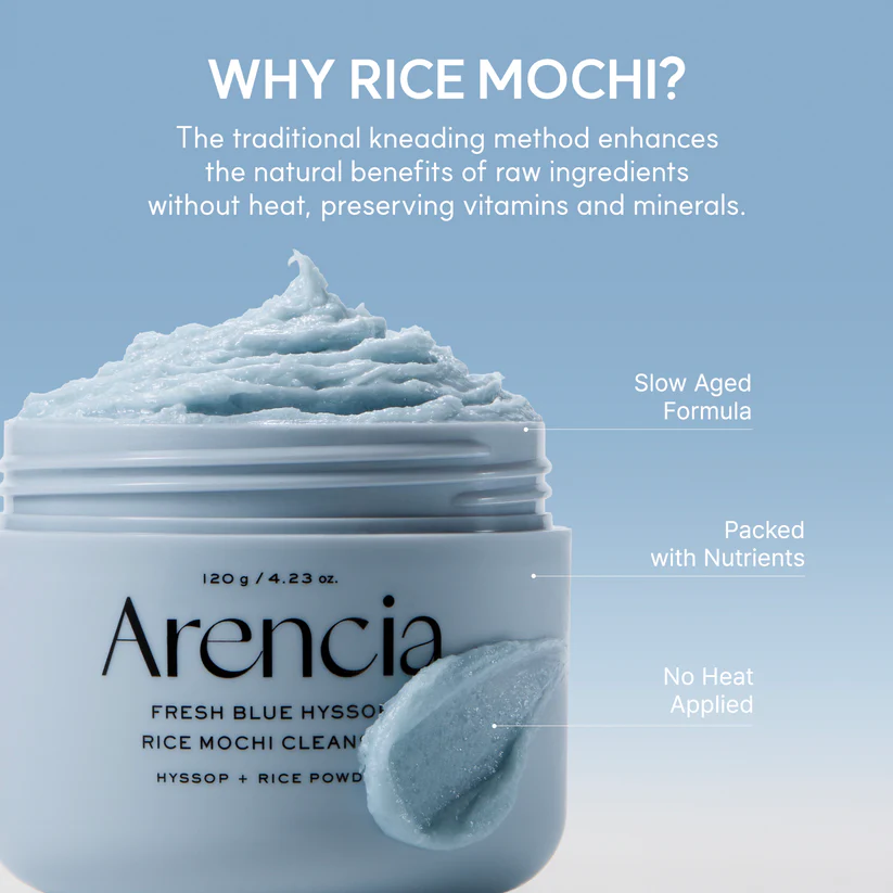 Fresh Blue Hyssop Rice Mochi Cleanser 120G