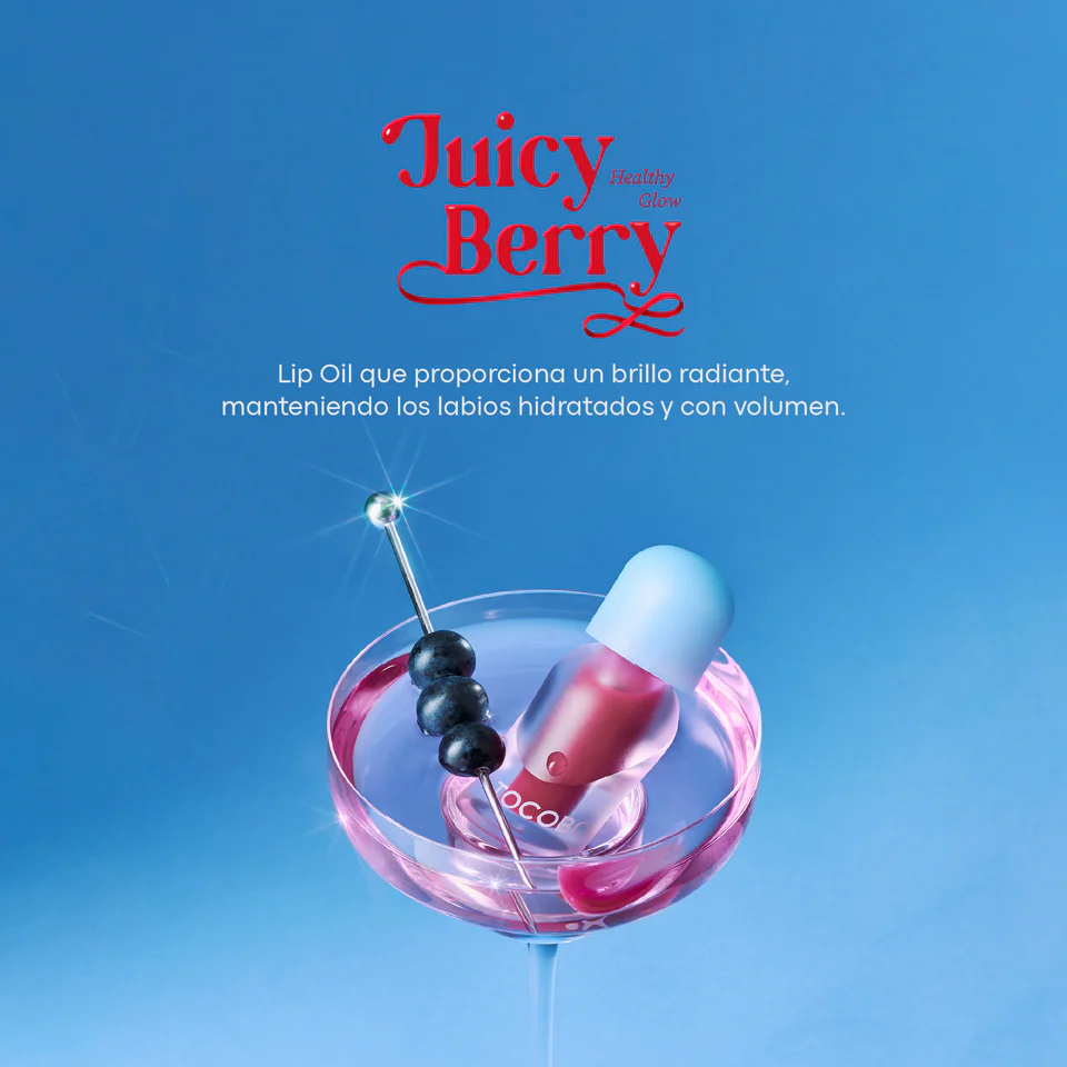 [GLOBAL] JUICY BERRY PLUMPING LIP OIL 02 BERRY BRANDY