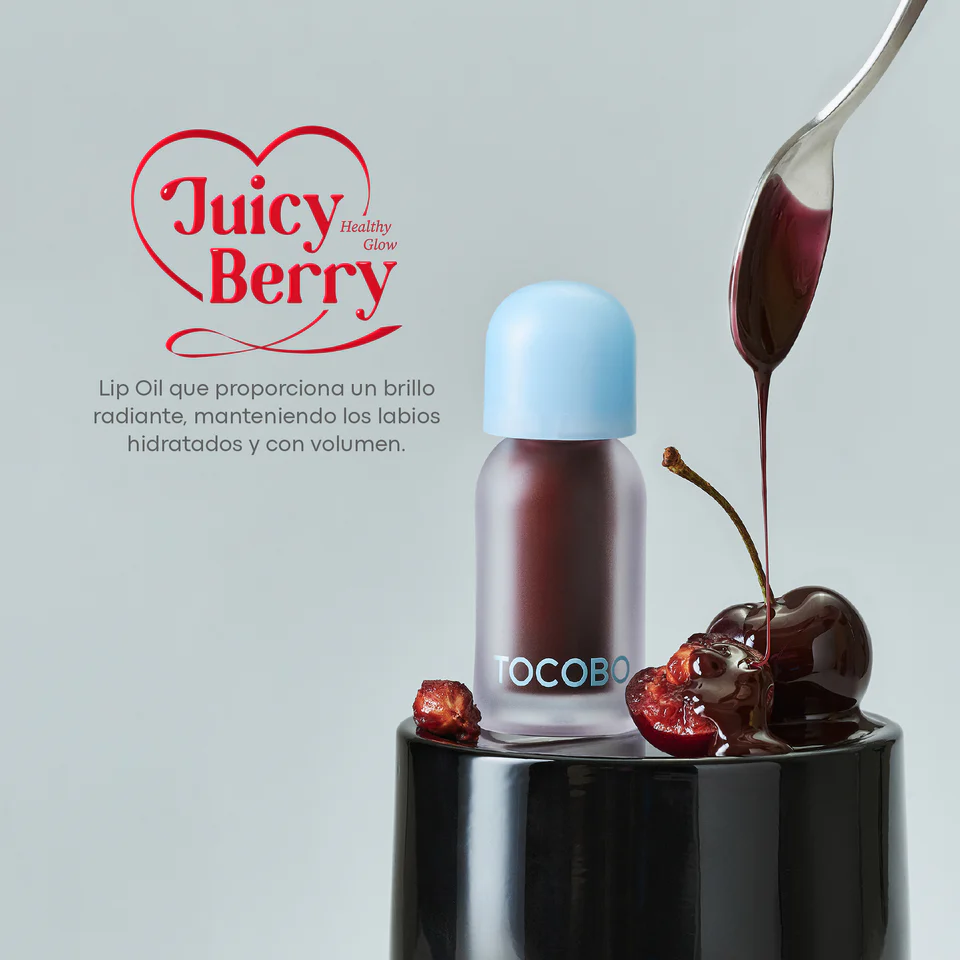 [GLOBAL] JUICY BERRY PLUMPING LIP OIL 03 BLACK CHERRY