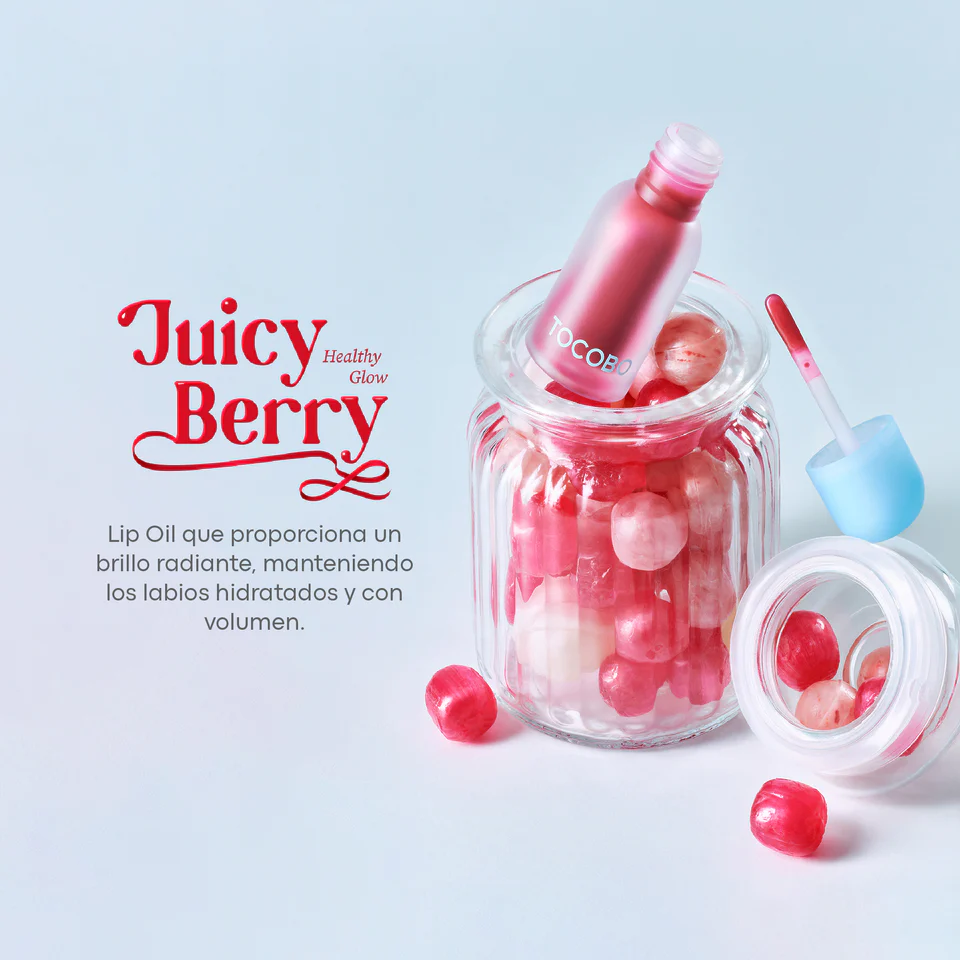 [GLOBAL] JUICY BERRY PLUMPING LIP OIL 06 BERRY CANDY
