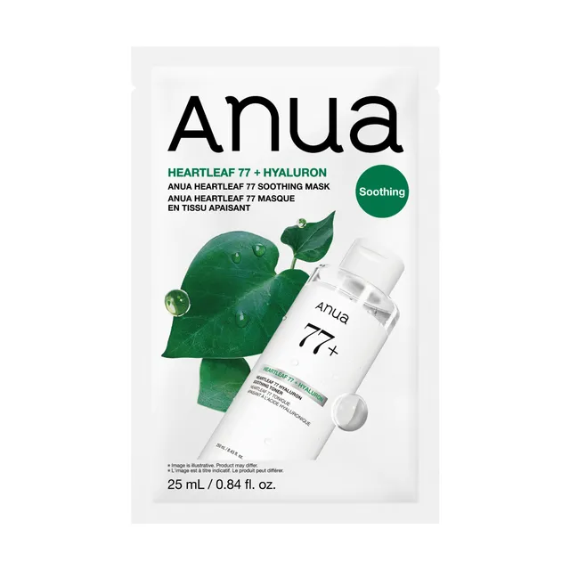 (1EA) HEARTLEAF 77 SOOTHING MASK 25ml