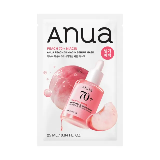 [Worldwide] [1EA] PEACH NIACIN SERUM MASK 25ml