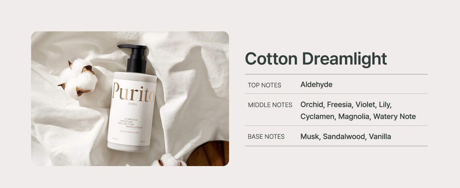 Luminous Moisture Shea Butter Body Lotion Cotton Dreamlight 300Ml