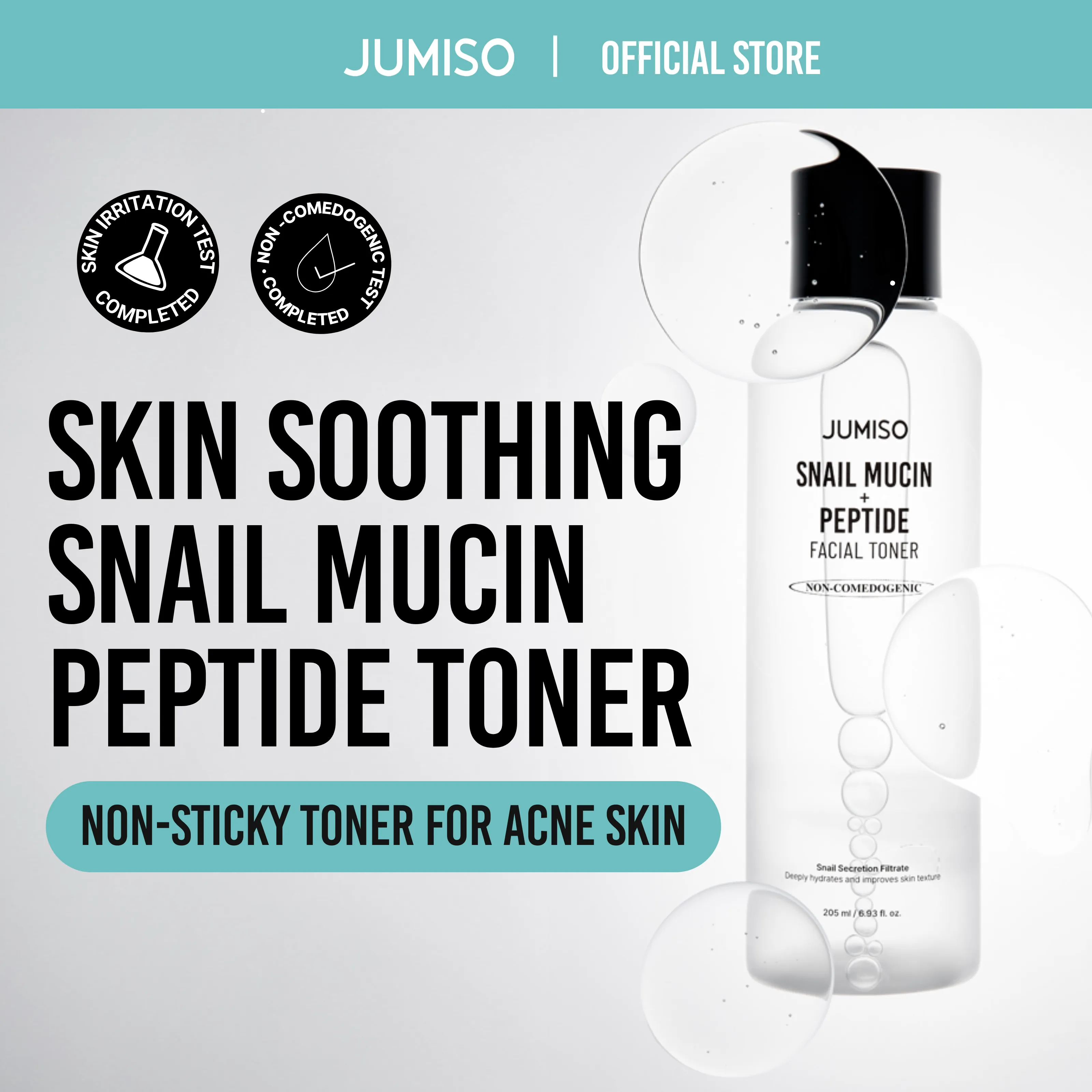 Snail Mucin + Peptide Facial Toner 205Ml