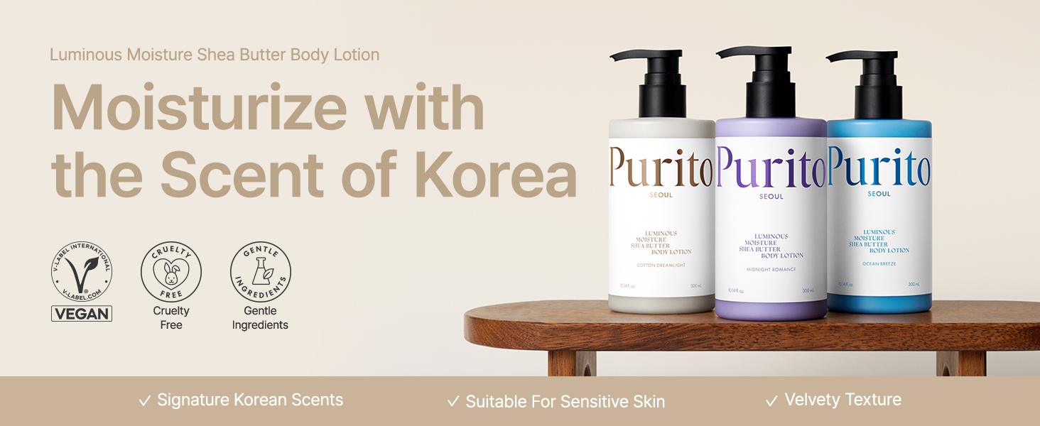 Luminous Moisture Shea Butter Body Lotion Cotton Dreamlight 300Ml