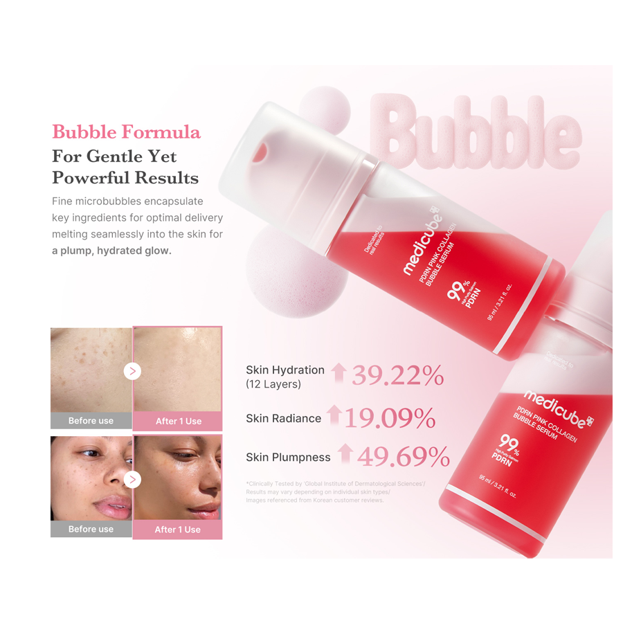 Pdrn Pink Collagen Bubble Serum 95Ml