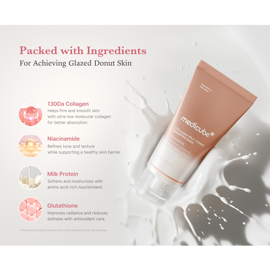 Collagen Milk Toning Wrapping Mask 75Ml