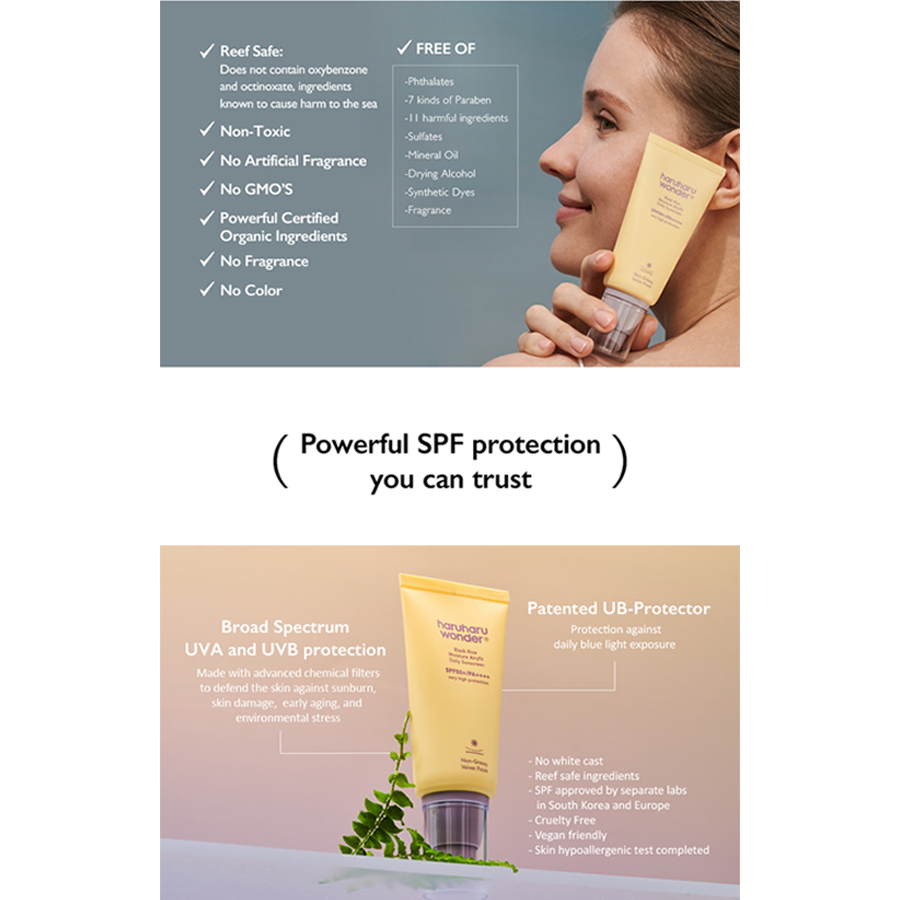 Black Rice Moisture Airyfit Daily Sunscreen 50Ml