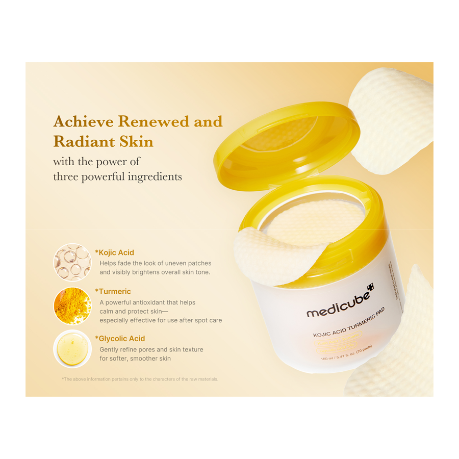 Kojic Acid Turmeric Pad 70Pcs