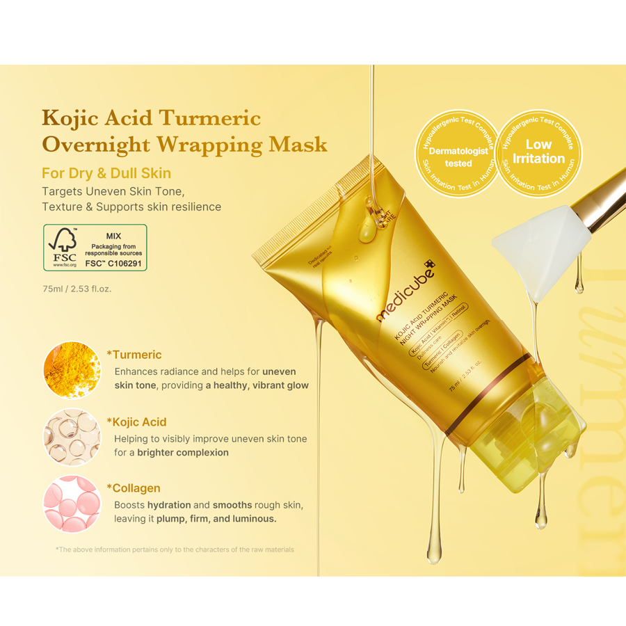Kojic Acid Turmeric Night Wrapping Mask 75Ml