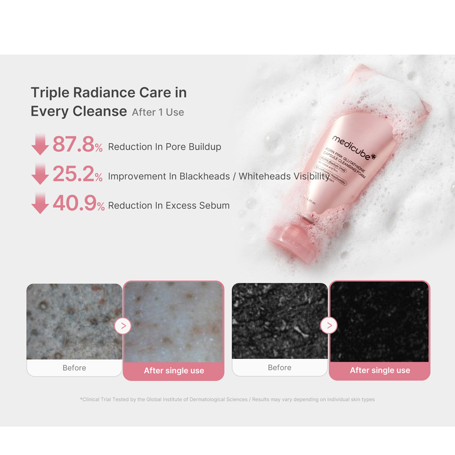 Pdrn Pink Glutathione Capsule Cleansing Foam 120G