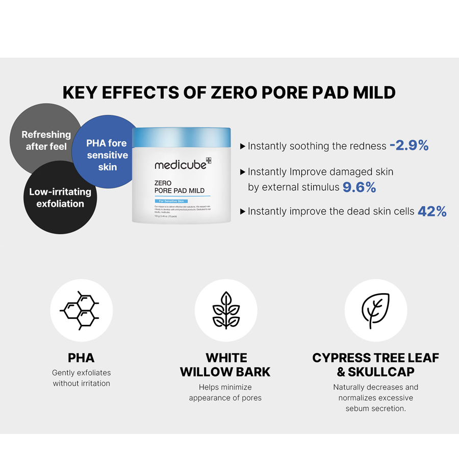 Zero Pore Pad Mild (70Pcs)